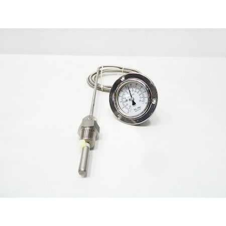 Tel-Tru 2IN 1/2IN 12IN -40-180F NPT BIMETAL THERMOMETER RT2510A7LAF605B